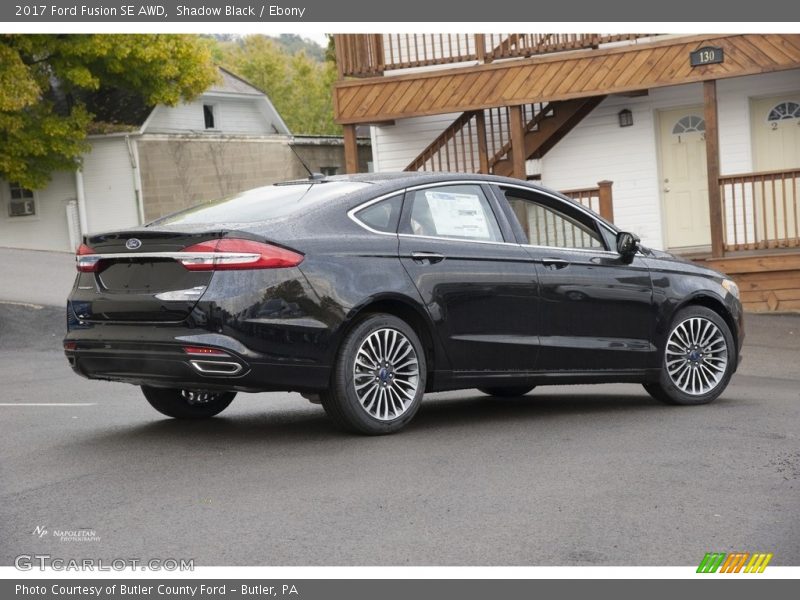 Shadow Black / Ebony 2017 Ford Fusion SE AWD