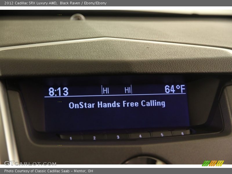 Black Raven / Ebony/Ebony 2012 Cadillac SRX Luxury AWD