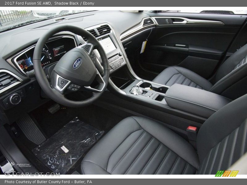 Shadow Black / Ebony 2017 Ford Fusion SE AWD