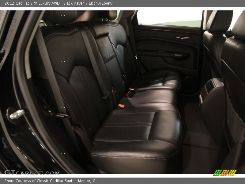 Black Raven / Ebony/Ebony 2012 Cadillac SRX Luxury AWD