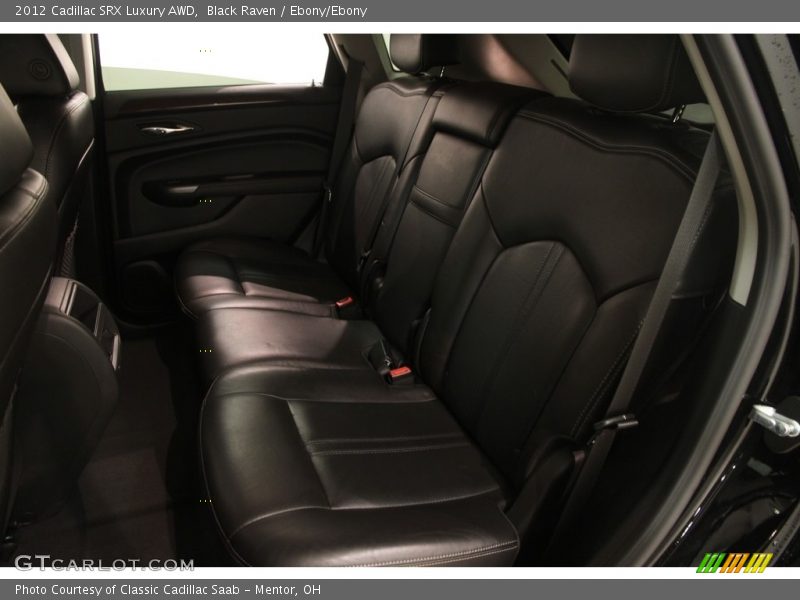 Black Raven / Ebony/Ebony 2012 Cadillac SRX Luxury AWD