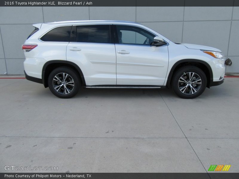 Blizzard Pearl / Ash 2016 Toyota Highlander XLE
