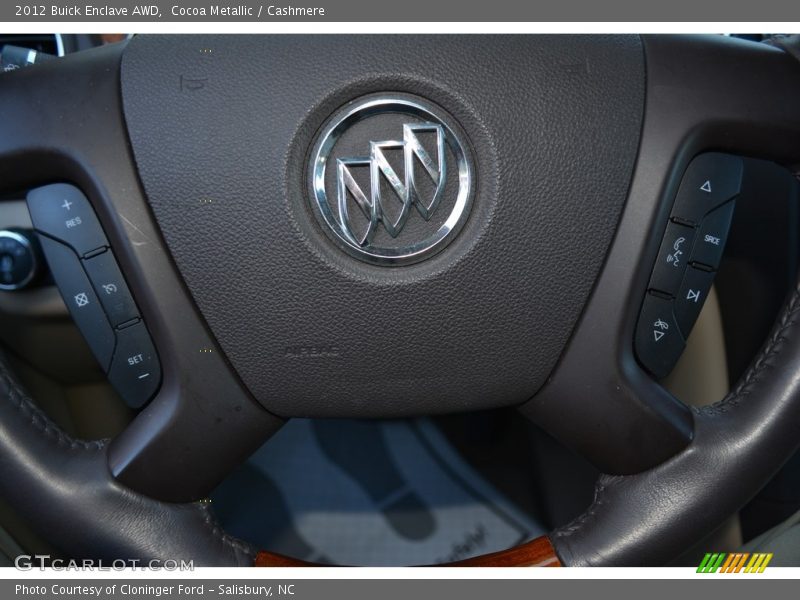 Cocoa Metallic / Cashmere 2012 Buick Enclave AWD