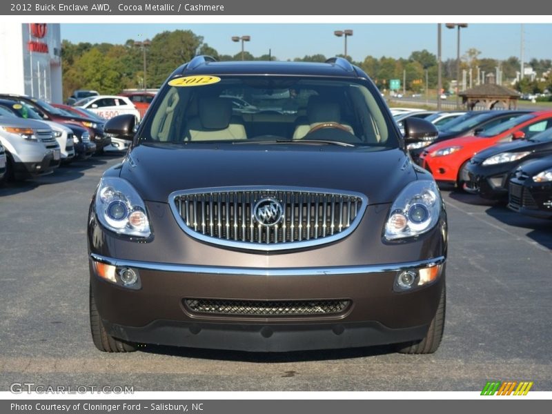 Cocoa Metallic / Cashmere 2012 Buick Enclave AWD