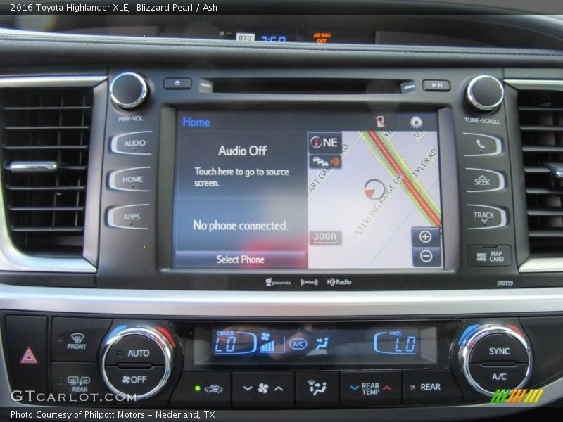 Blizzard Pearl / Ash 2016 Toyota Highlander XLE