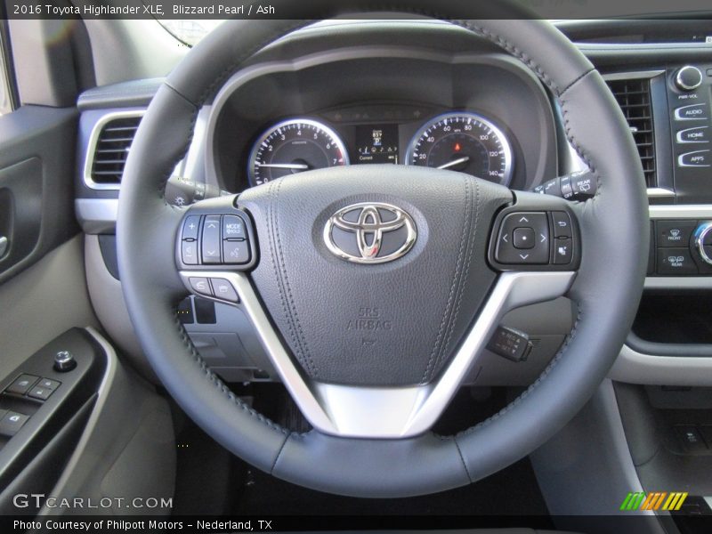 Blizzard Pearl / Ash 2016 Toyota Highlander XLE