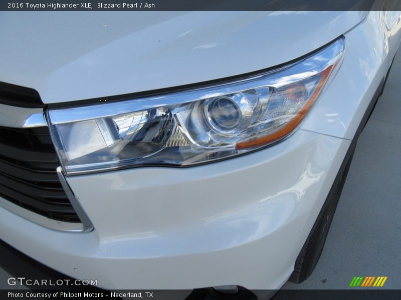 Blizzard Pearl / Ash 2016 Toyota Highlander XLE