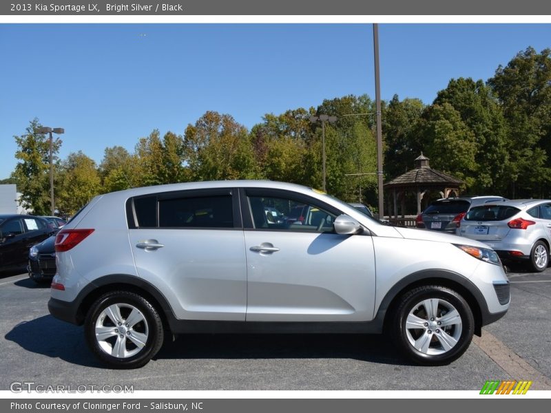 Bright Silver / Black 2013 Kia Sportage LX