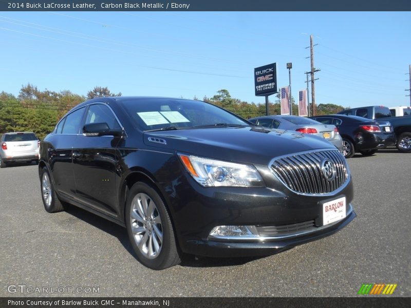 Carbon Black Metallic / Ebony 2014 Buick LaCrosse Leather