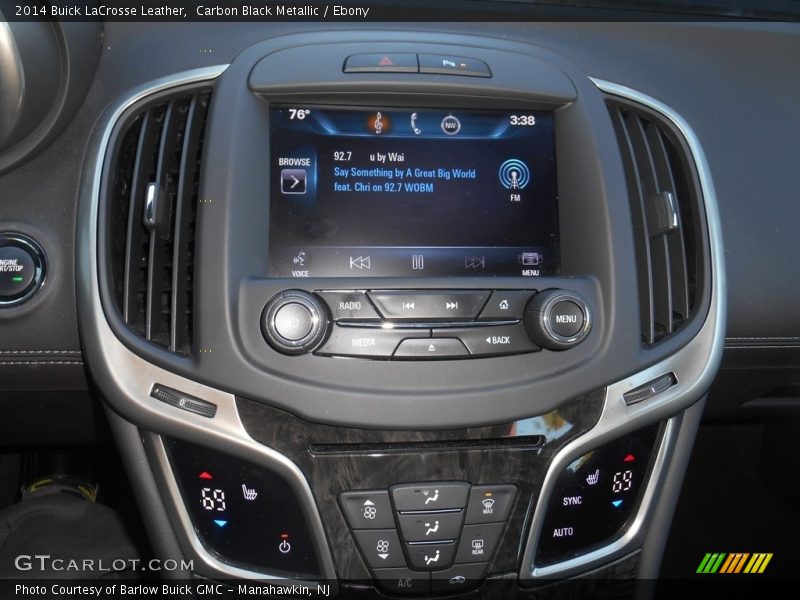 Carbon Black Metallic / Ebony 2014 Buick LaCrosse Leather