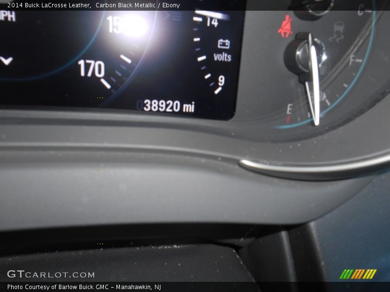 Carbon Black Metallic / Ebony 2014 Buick LaCrosse Leather