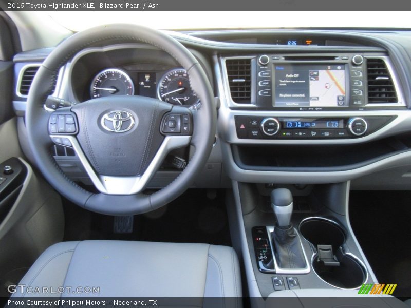 Blizzard Pearl / Ash 2016 Toyota Highlander XLE
