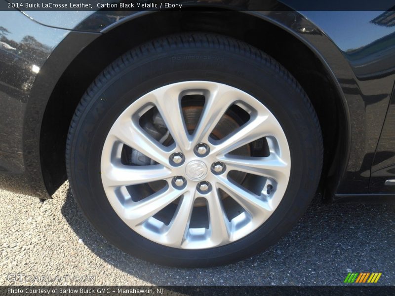 Carbon Black Metallic / Ebony 2014 Buick LaCrosse Leather