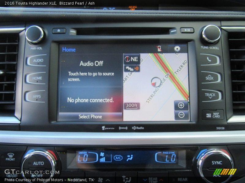 Blizzard Pearl / Ash 2016 Toyota Highlander XLE