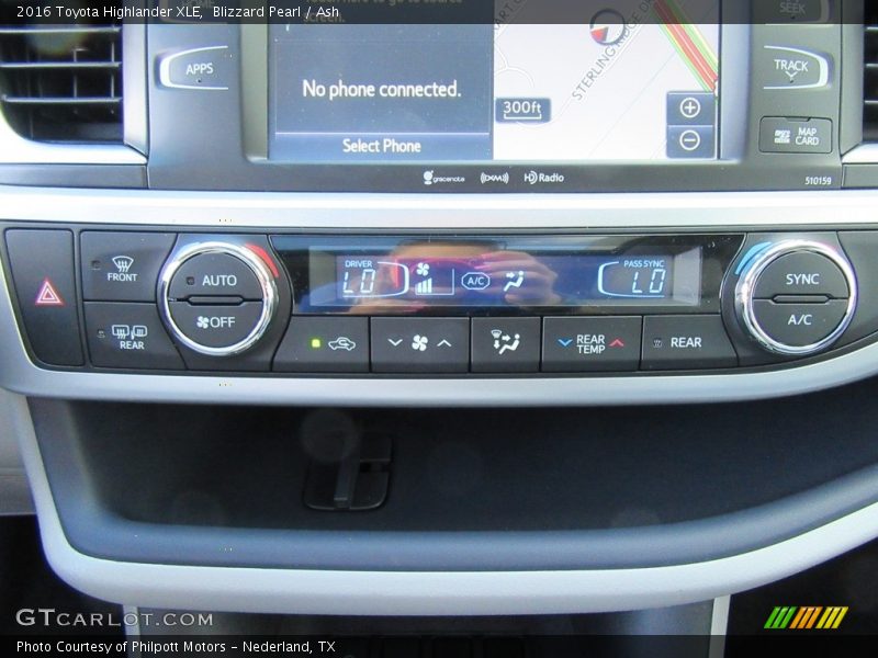 Blizzard Pearl / Ash 2016 Toyota Highlander XLE