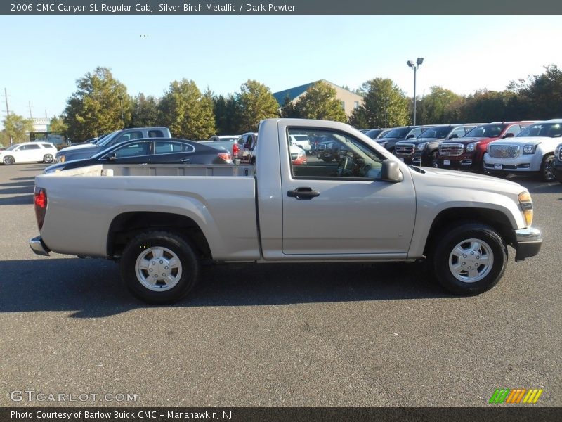 Silver Birch Metallic / Dark Pewter 2006 GMC Canyon SL Regular Cab