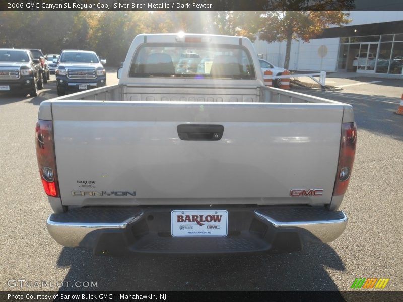 Silver Birch Metallic / Dark Pewter 2006 GMC Canyon SL Regular Cab