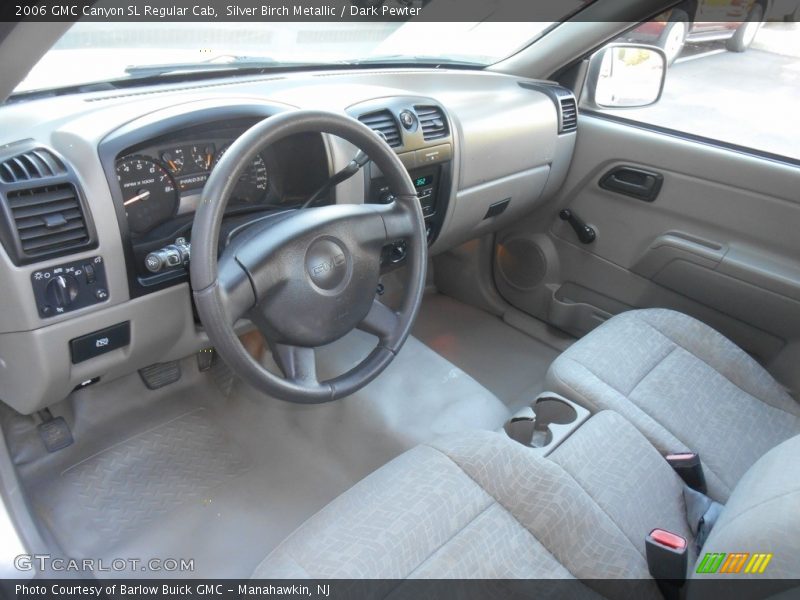 Silver Birch Metallic / Dark Pewter 2006 GMC Canyon SL Regular Cab