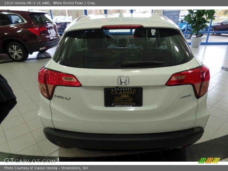 White Orchid Pearl / Gray 2016 Honda HR-V LX AWD