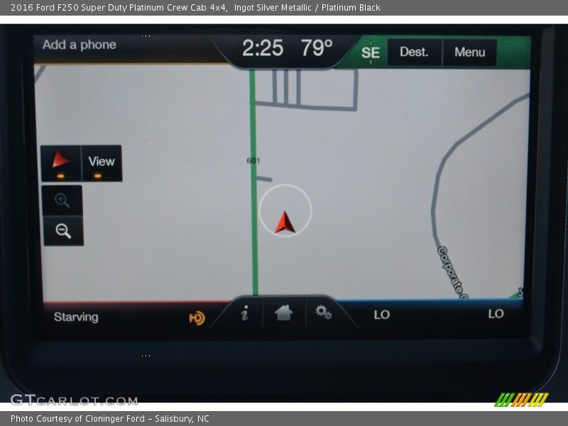 Ingot Silver Metallic / Platinum Black 2016 Ford F250 Super Duty Platinum Crew Cab 4x4