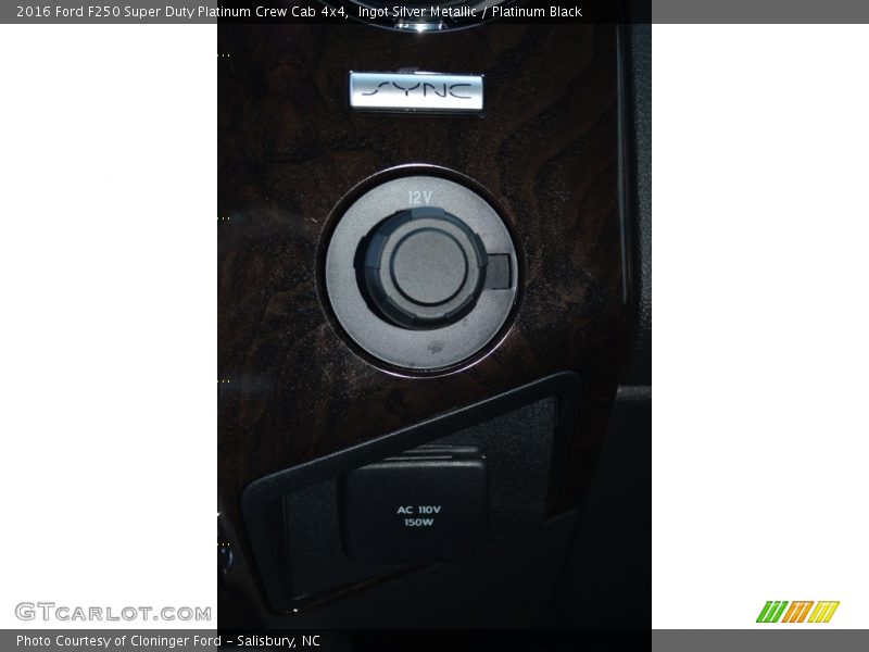 Ingot Silver Metallic / Platinum Black 2016 Ford F250 Super Duty Platinum Crew Cab 4x4