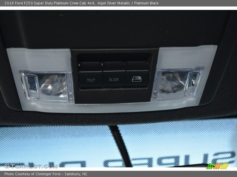 Ingot Silver Metallic / Platinum Black 2016 Ford F250 Super Duty Platinum Crew Cab 4x4