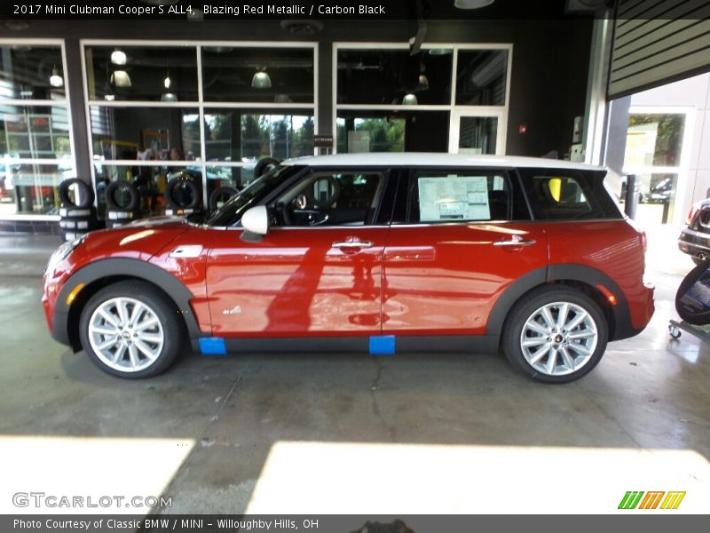 Blazing Red Metallic / Carbon Black 2017 Mini Clubman Cooper S ALL4
