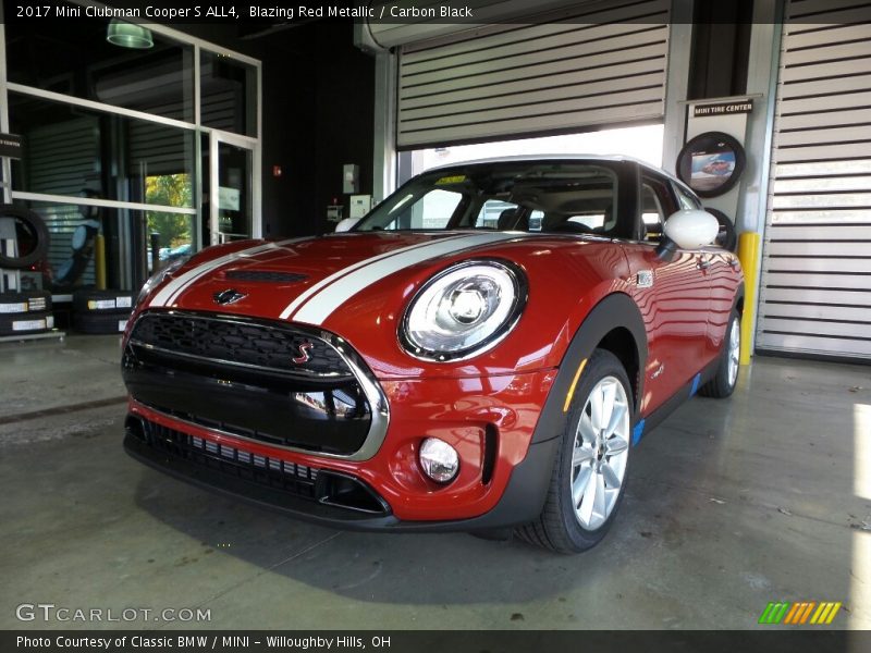 Blazing Red Metallic / Carbon Black 2017 Mini Clubman Cooper S ALL4