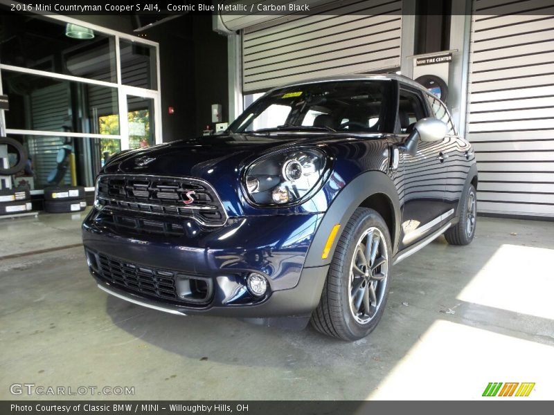 Cosmic Blue Metallic / Carbon Black 2016 Mini Countryman Cooper S All4