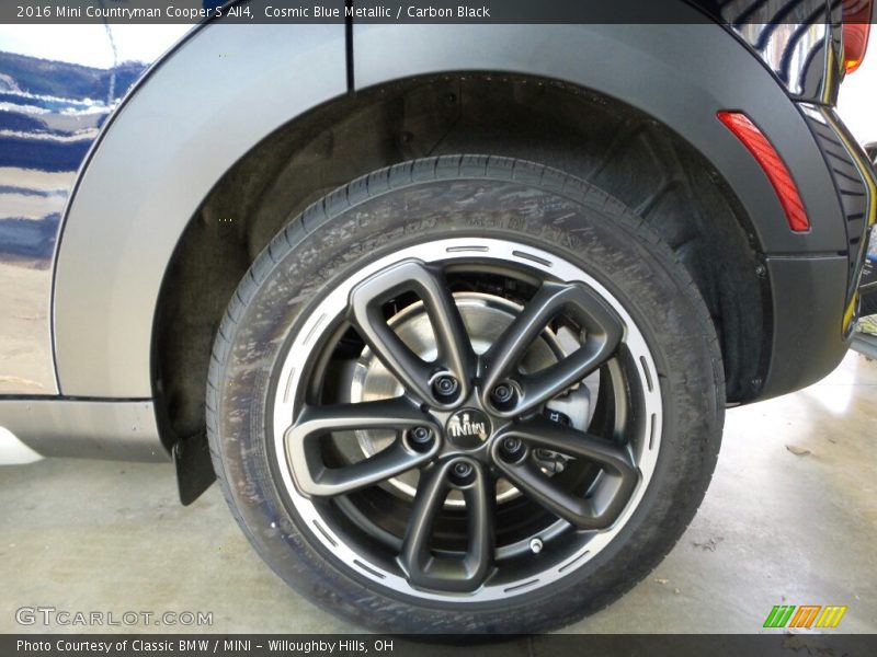 Cosmic Blue Metallic / Carbon Black 2016 Mini Countryman Cooper S All4