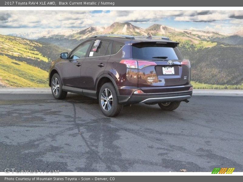 Black Current Metallic / Nutmeg 2017 Toyota RAV4 XLE AWD
