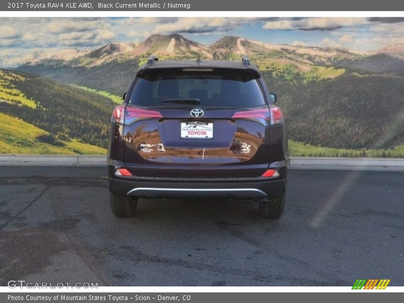 Black Current Metallic / Nutmeg 2017 Toyota RAV4 XLE AWD