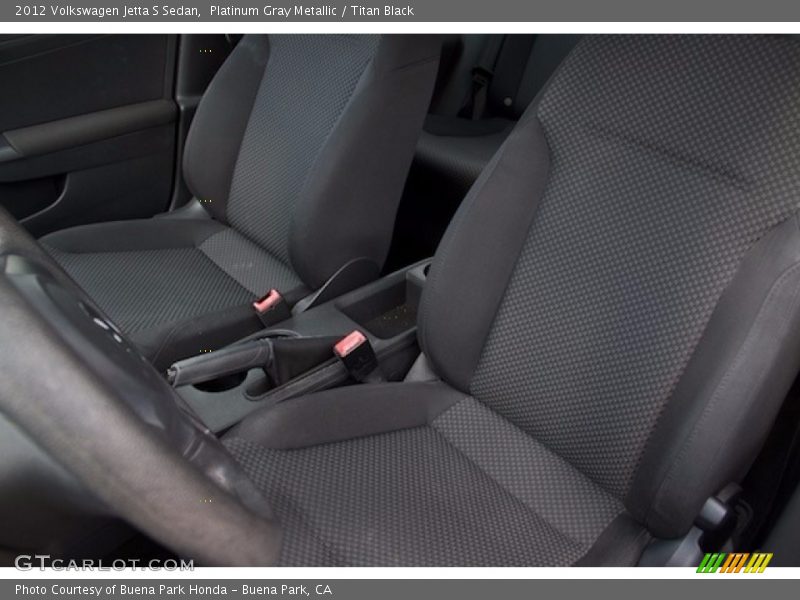 Platinum Gray Metallic / Titan Black 2012 Volkswagen Jetta S Sedan