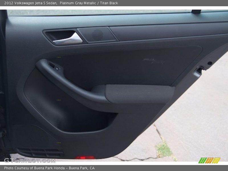 Platinum Gray Metallic / Titan Black 2012 Volkswagen Jetta S Sedan