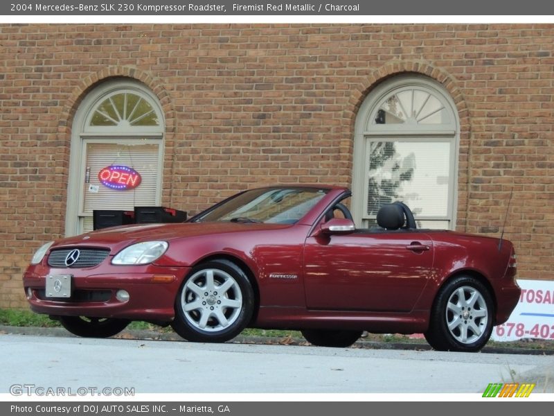 Firemist Red Metallic / Charcoal 2004 Mercedes-Benz SLK 230 Kompressor Roadster