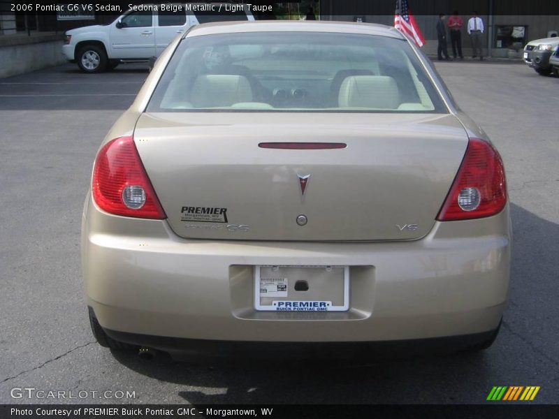 Sedona Beige Metallic / Light Taupe 2006 Pontiac G6 V6 Sedan