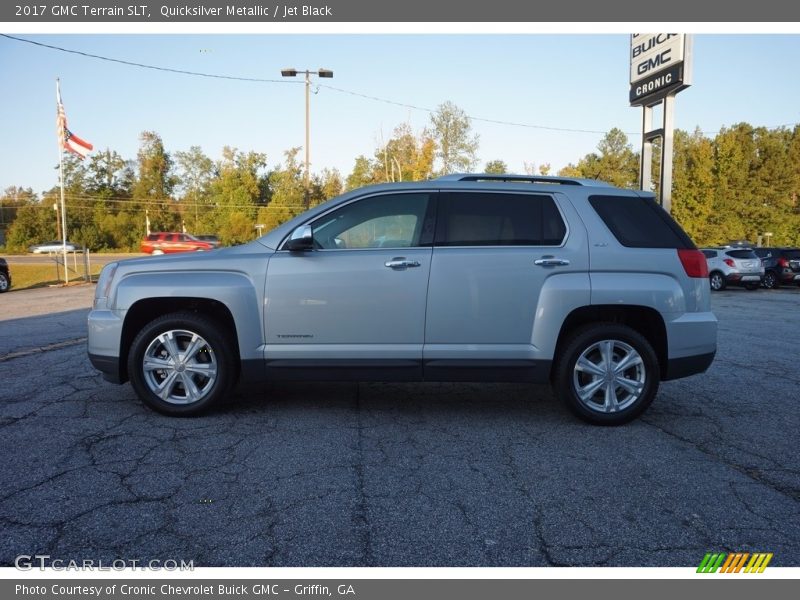 Quicksilver Metallic / Jet Black 2017 GMC Terrain SLT