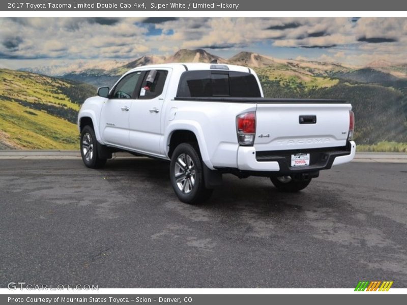 Super White / Limited Hickory 2017 Toyota Tacoma Limited Double Cab 4x4