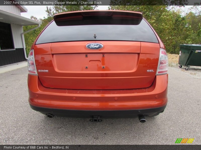 Blazing Copper Metallic / Charcoal Black 2007 Ford Edge SEL Plus