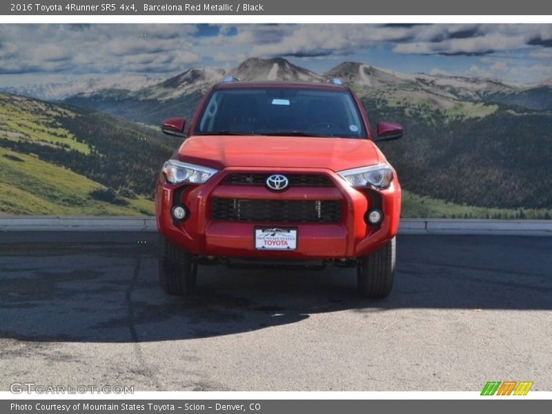 Barcelona Red Metallic / Black 2016 Toyota 4Runner SR5 4x4