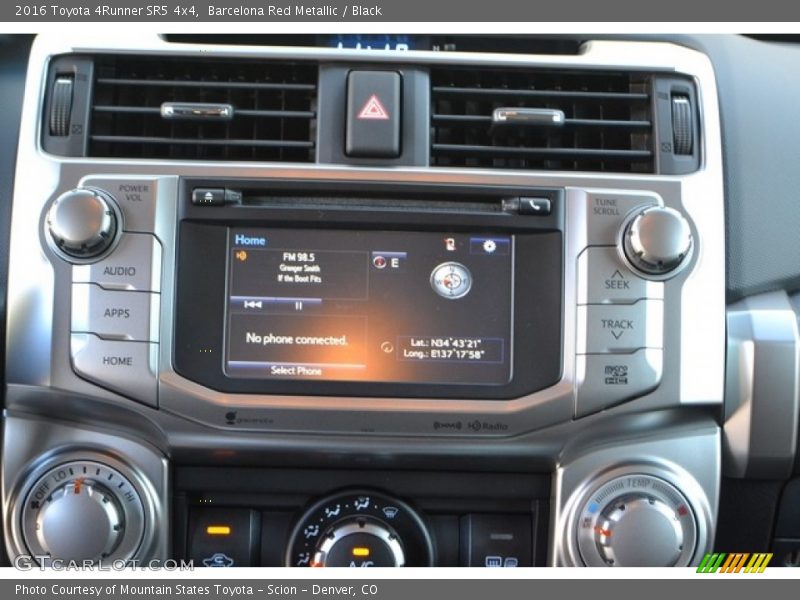 Barcelona Red Metallic / Black 2016 Toyota 4Runner SR5 4x4