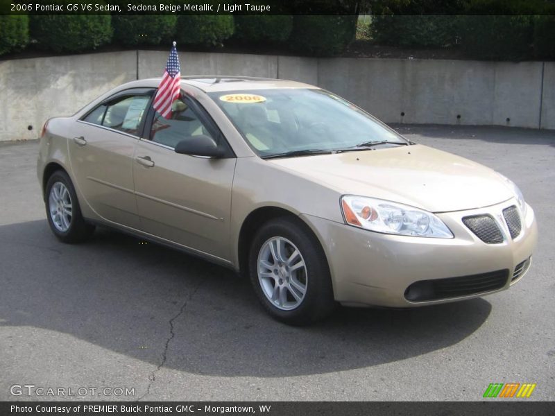 Sedona Beige Metallic / Light Taupe 2006 Pontiac G6 V6 Sedan