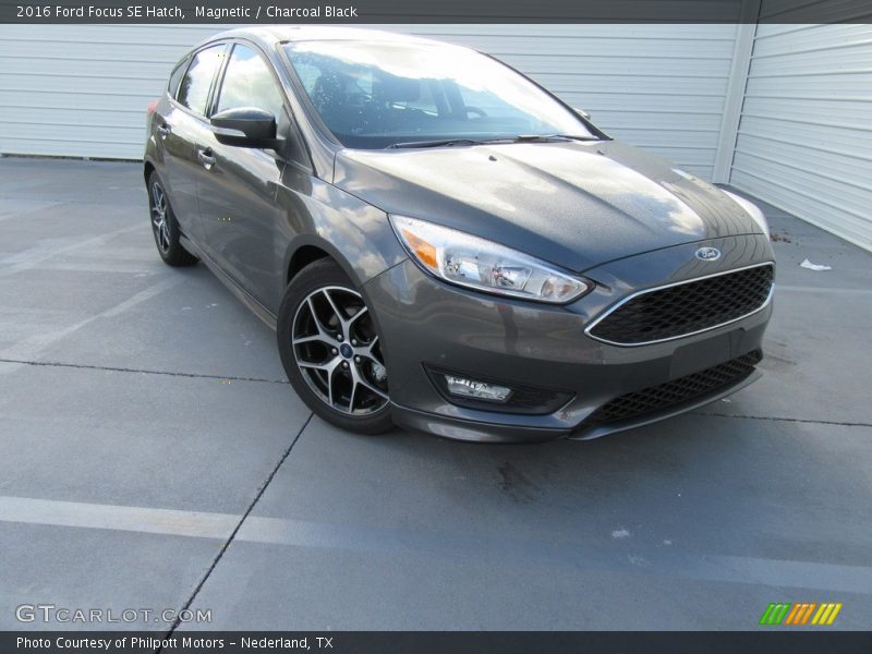 Magnetic / Charcoal Black 2016 Ford Focus SE Hatch