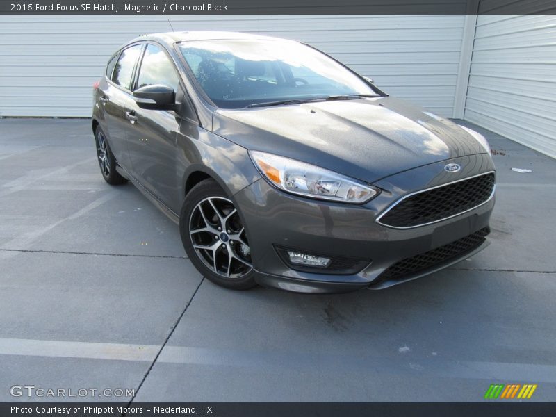 Magnetic / Charcoal Black 2016 Ford Focus SE Hatch