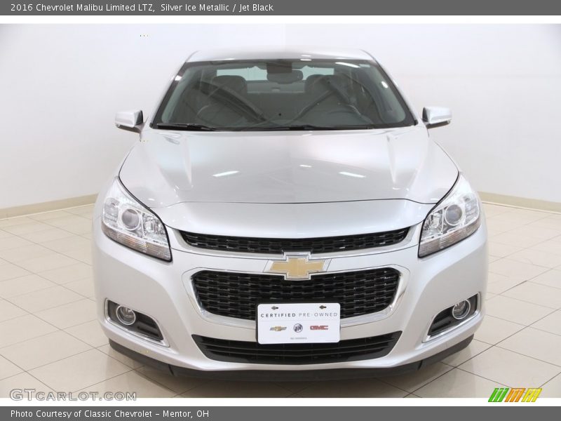 Silver Ice Metallic / Jet Black 2016 Chevrolet Malibu Limited LTZ