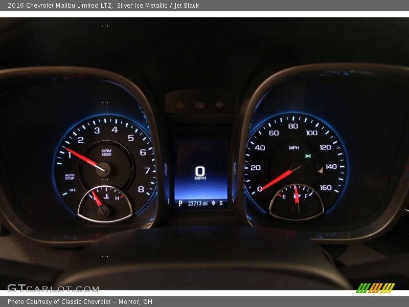 Silver Ice Metallic / Jet Black 2016 Chevrolet Malibu Limited LTZ