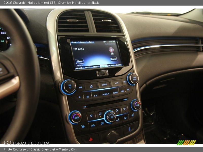 Silver Ice Metallic / Jet Black 2016 Chevrolet Malibu Limited LTZ