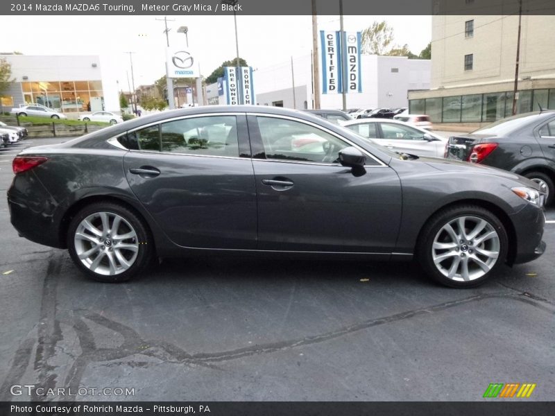 Meteor Gray Mica / Black 2014 Mazda MAZDA6 Touring