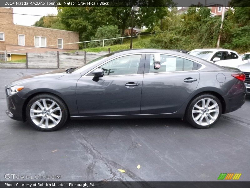 Meteor Gray Mica / Black 2014 Mazda MAZDA6 Touring
