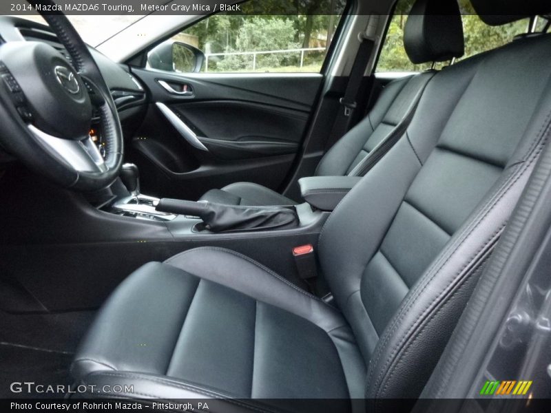 Meteor Gray Mica / Black 2014 Mazda MAZDA6 Touring